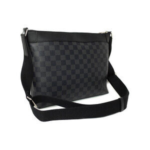 Louis Vuitton Damier Black Shoulder Bag Graphite Mick